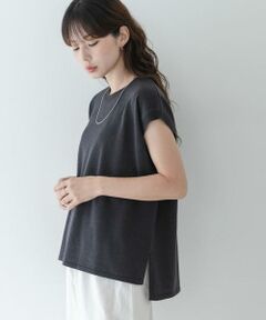 Sonny Label / サニーレーベル ニット・セーター | リネンライクフレンチスリーブサマーニットプルオーバー