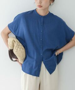 Sonny Label / サニーレーベル シャツ・ブラウス | リネン混コクーンフレンチブラウス
