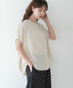 Sonny Label / サニーレーベル シャツ・ブラウス | リネン混コクーンフレンチブラウス
