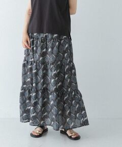 Sonny Label / サニーレーベル ロング・マキシ丈スカート | アフリカンプリントティアードスカート