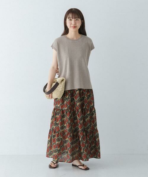 Sonny Label / サニーレーベル ロング・マキシ丈スカート | アフリカンプリントティアードスカート | 詳細4
