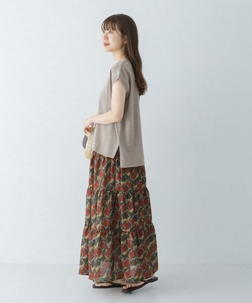 Sonny Label / サニーレーベル ロング・マキシ丈スカート | アフリカンプリントティアードスカート | 詳細5