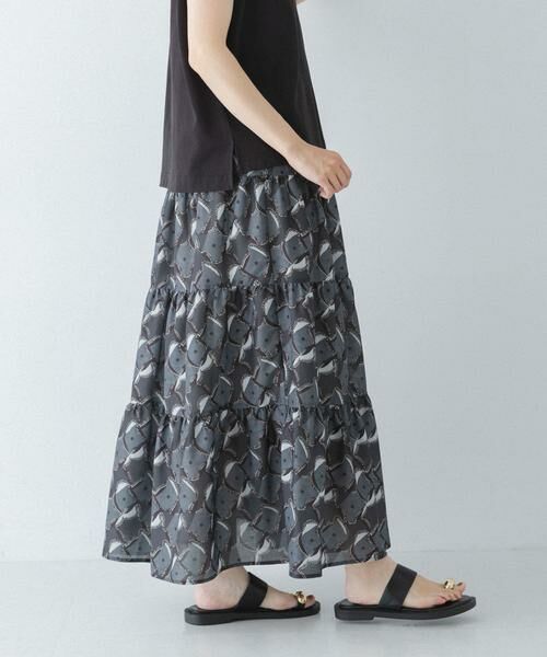 Sonny Label / サニーレーベル ロング・マキシ丈スカート | アフリカンプリントティアードスカート | 詳細12