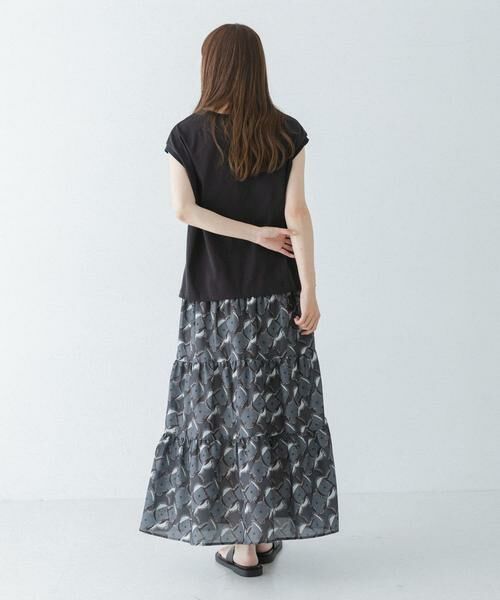 Sonny Label / サニーレーベル ロング・マキシ丈スカート | アフリカンプリントティアードスカート | 詳細14
