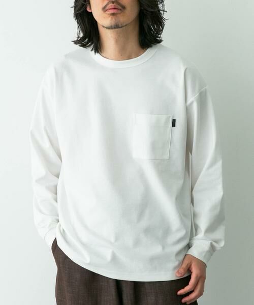 Sonny Label / サニーレーベル Tシャツ | ポンチポケット付ロングスリーブTシャツ | 詳細1