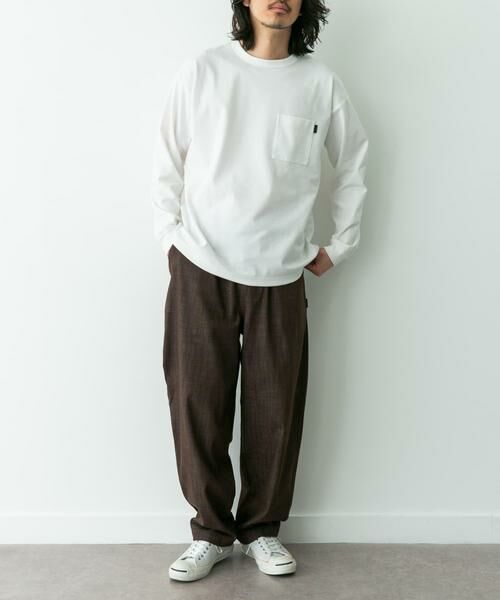 Sonny Label / サニーレーベル Tシャツ | ポンチポケット付ロングスリーブTシャツ | 詳細3