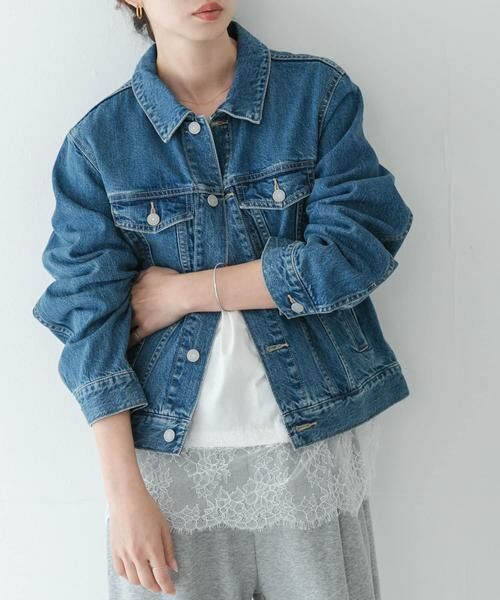 Sonny Label / サニーレーベル Tシャツ | 『WEB限定』ルーズフィットレースヘムロングTシャツ | 詳細1