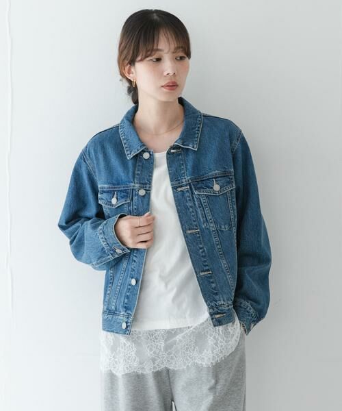 Sonny Label / サニーレーベル Tシャツ | 『WEB限定』ルーズフィットレースヘムロングTシャツ | 詳細3