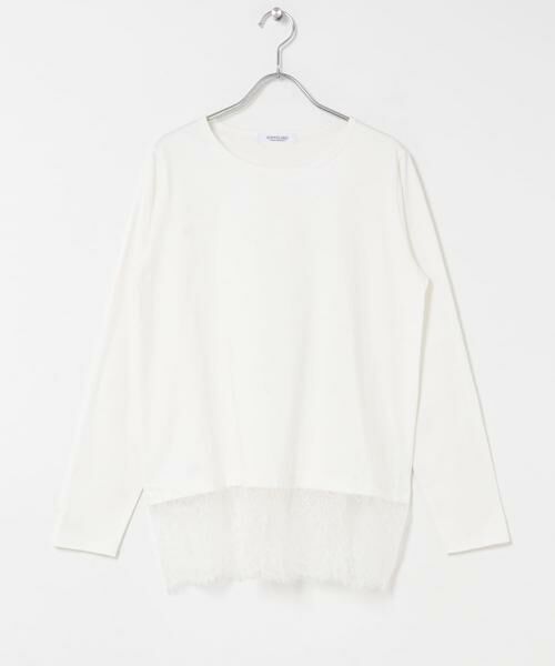 Sonny Label / サニーレーベル Tシャツ | 『WEB限定』ルーズフィットレースヘムロングTシャツ | 詳細8