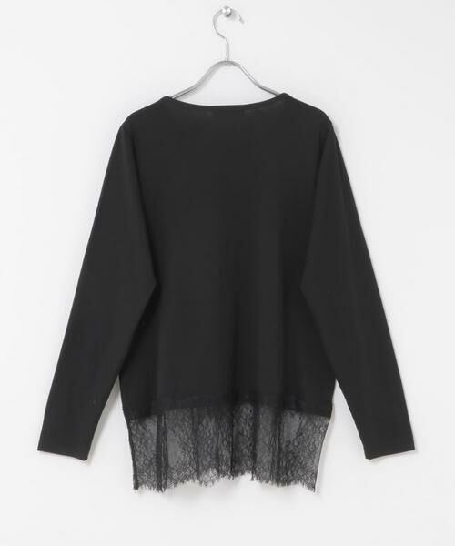 Sonny Label / サニーレーベル Tシャツ | 『WEB限定』ルーズフィットレースヘムロングTシャツ | 詳細19
