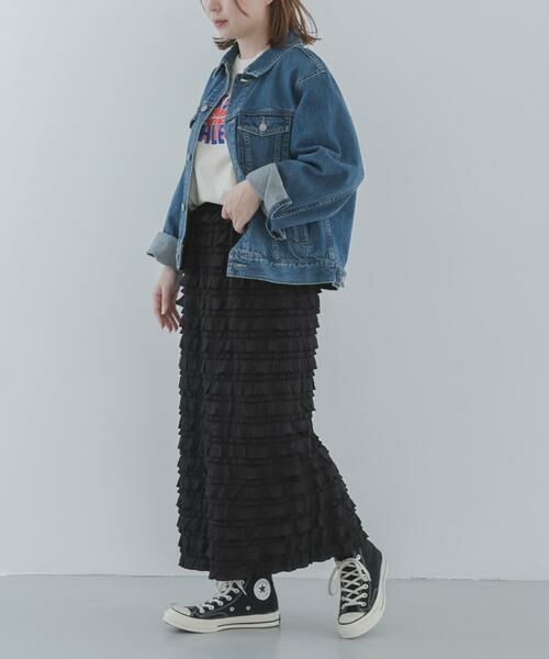 Sonny Label / サニーレーベル ロング・マキシ丈スカート | 『一部WEB限定サイズ』カットフリルナロースカート | 詳細16