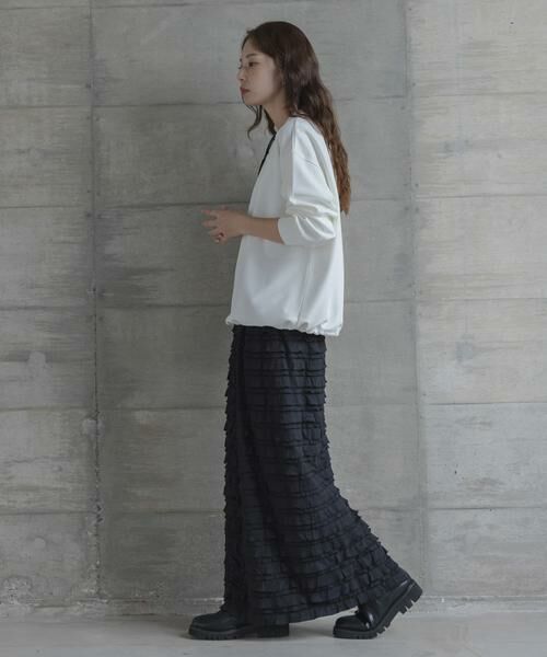 Sonny Label / サニーレーベル ロング・マキシ丈スカート | 『一部WEB限定サイズ』カットフリルナロースカート | 詳細5