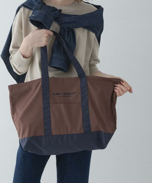 Sonny Label / サニーレーベル トートバッグ | SLEEPY WEEKDAY TOTEBAG（ブラウン系その他）
