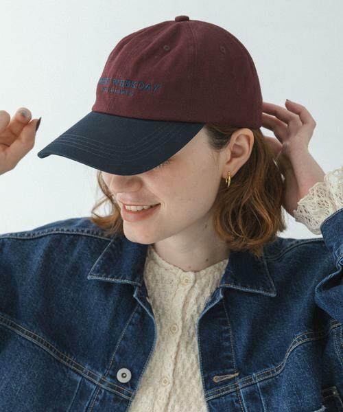 Sonny Label / サニーレーベル キャップ | SLEEPY WEEKDAY CAP（ボルドー）