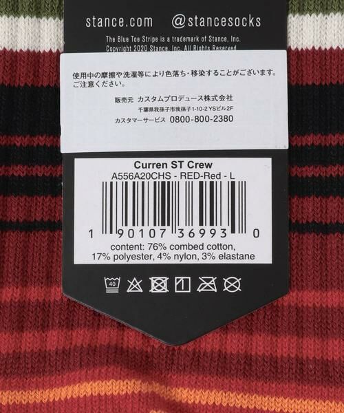 Sonny Label / サニーレーベル ソックス | STANCE SOCKS　CURREN ST CREW | 詳細7
