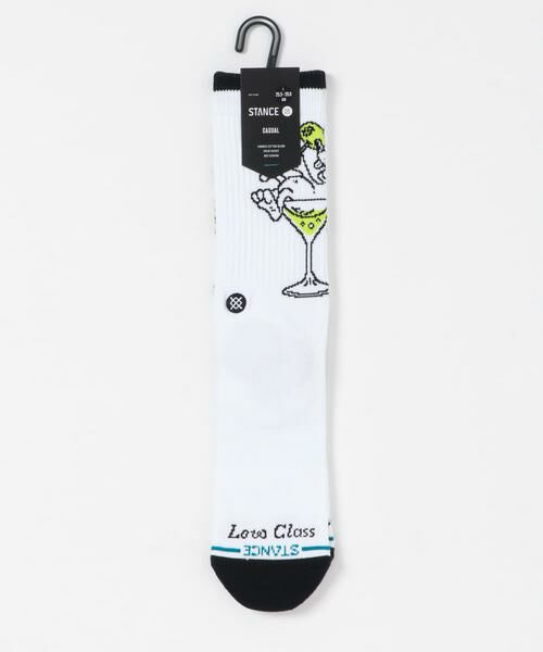 Sonny Label / サニーレーベル ソックス | STANCE SOCKS　HIGH QUALITY LOW CLASS CR（ホワイト）