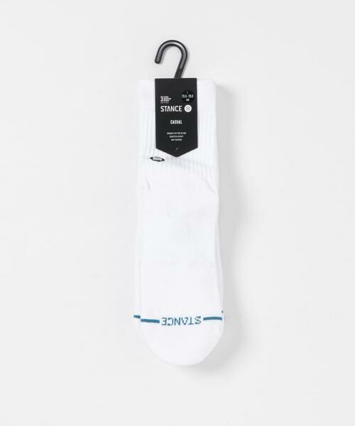 Sonny Label / サニーレーベル ソックス | STANCE SOCKS　ICON QUARTER 3 PACK（ホワイト）