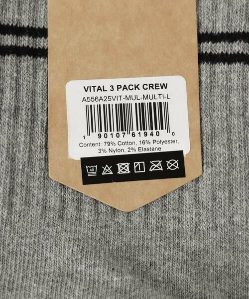 Sonny Label / サニーレーベル ソックス | STANCE SOCKS　VITAL 3 PACK CREW | 詳細15