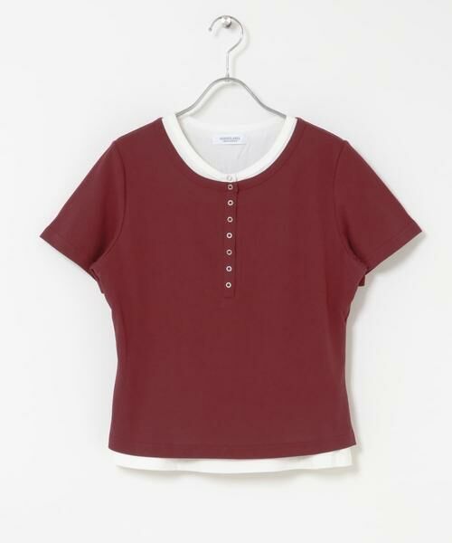 Sonny Label / サニーレーベル Tシャツ | レイヤードライクヘンリーネックプルオーバー | 詳細8