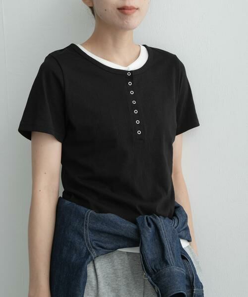 Sonny Label / サニーレーベル Tシャツ | レイヤードライクヘンリーネックプルオーバー | 詳細23