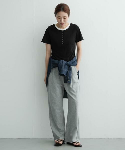 Sonny Label / サニーレーベル Tシャツ | レイヤードライクヘンリーネックプルオーバー | 詳細28