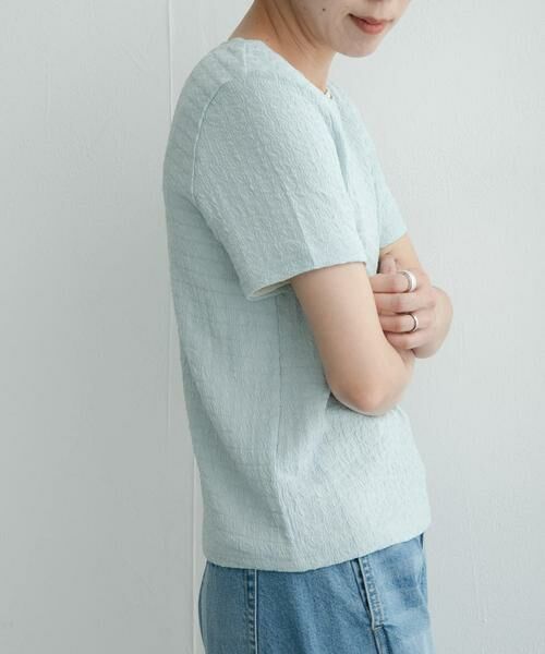 Sonny Label / サニーレーベル Tシャツ | シャーリングジャガードTシャツ | 詳細3