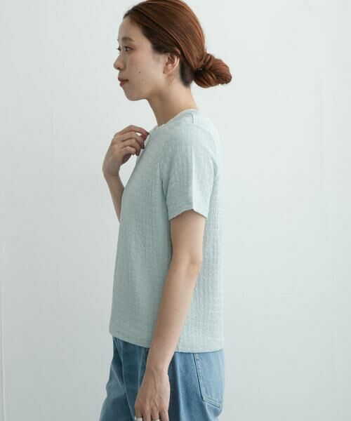 Sonny Label / サニーレーベル Tシャツ | シャーリングジャガードTシャツ | 詳細5