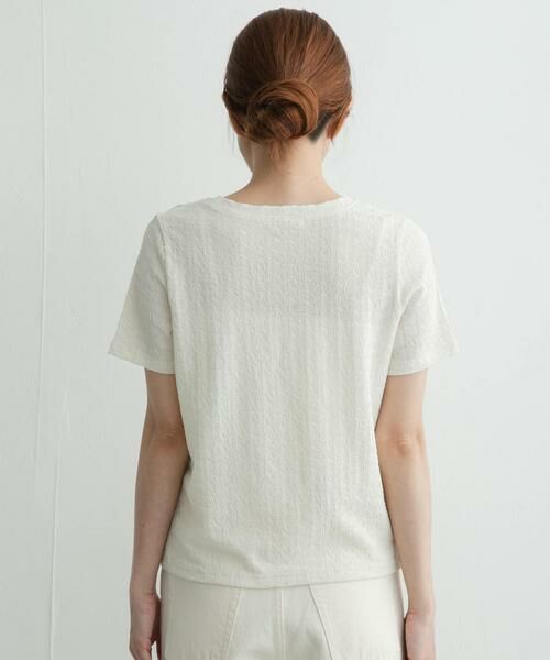 Sonny Label / サニーレーベル Tシャツ | シャーリングジャガードTシャツ | 詳細23