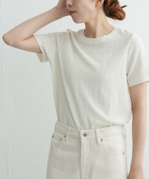 Sonny Label / サニーレーベル Tシャツ | シャーリングジャガードTシャツ | 詳細15