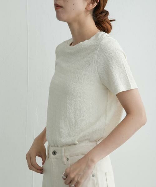 Sonny Label / サニーレーベル Tシャツ | シャーリングジャガードTシャツ | 詳細16
