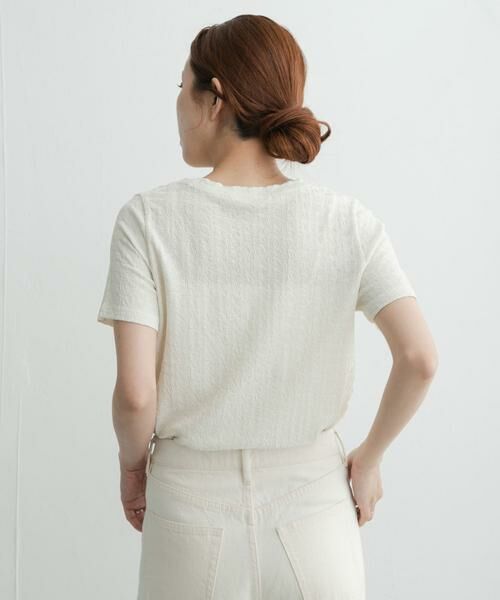 Sonny Label / サニーレーベル Tシャツ | シャーリングジャガードTシャツ | 詳細19