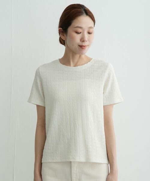 Sonny Label / サニーレーベル Tシャツ | シャーリングジャガードTシャツ | 詳細21