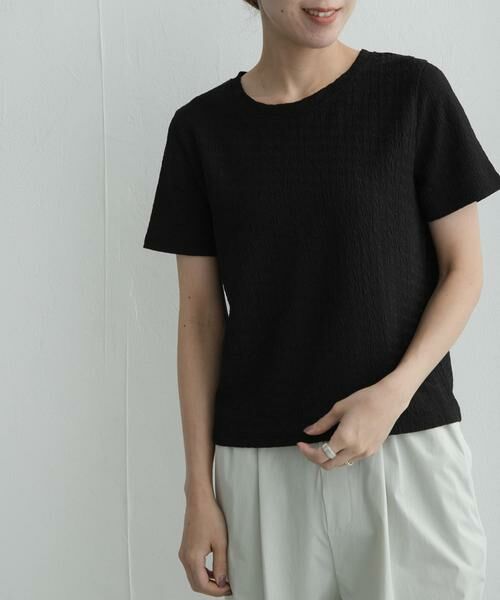 Sonny Label / サニーレーベル Tシャツ | シャーリングジャガードTシャツ | 詳細27