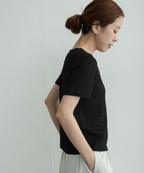 Sonny Label / サニーレーベル Tシャツ | シャーリングジャガードTシャツ | 詳細29