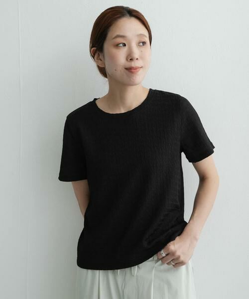 Sonny Label / サニーレーベル Tシャツ | シャーリングジャガードTシャツ | 詳細30