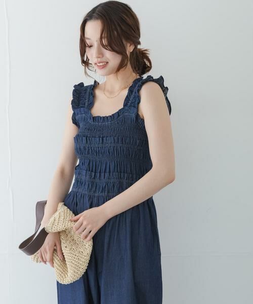Sonny Label / サニーレーベル サロペット・オールインワン | フリルシャーリングサロペット | 詳細3