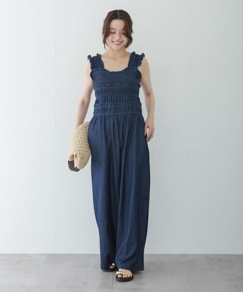 Sonny Label / サニーレーベル サロペット・オールインワン | フリルシャーリングサロペット | 詳細5