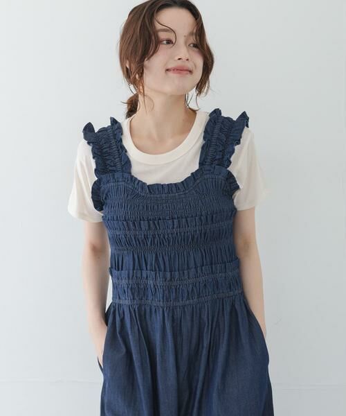 Sonny Label / サニーレーベル サロペット・オールインワン | フリルシャーリングサロペット | 詳細8