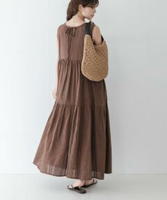 Sonny Label / サニーレーベル ワンピース | コットンティアードサッカーワンピース