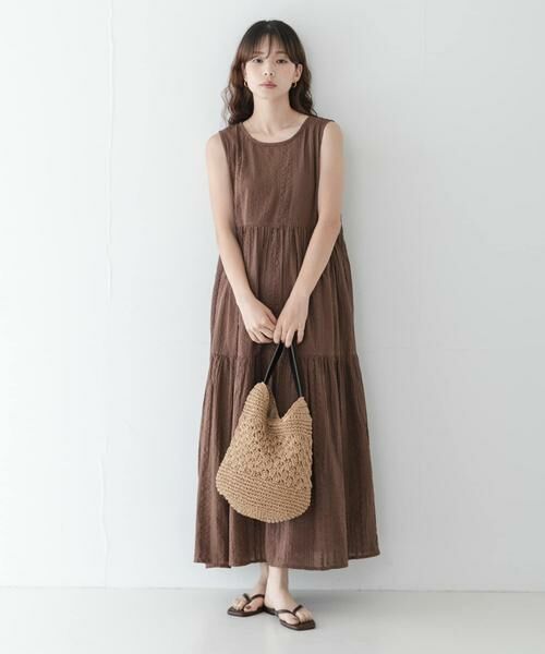 Sonny Label / サニーレーベル ワンピース | コットンティアードサッカーワンピース | 詳細15
