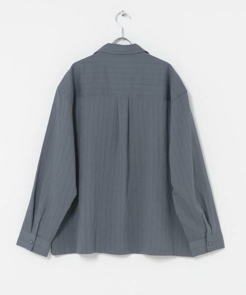 Sonny Label / サニーレーベル シャツ・ブラウス | レーヨン混ストライプオープンカラーシャツ | 詳細20