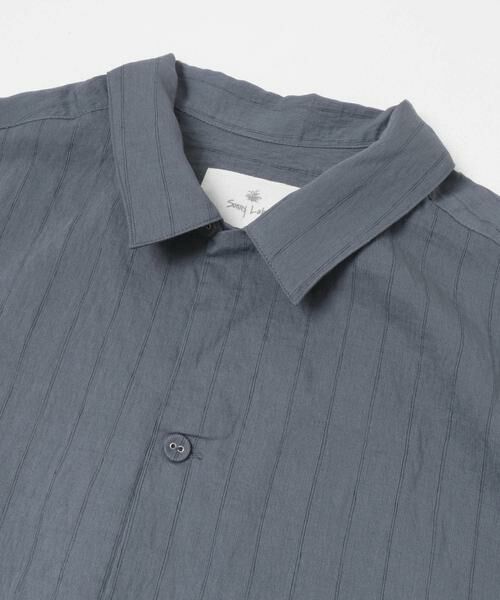 Sonny Label / サニーレーベル シャツ・ブラウス | レーヨン混ストライプオープンカラーシャツ | 詳細17