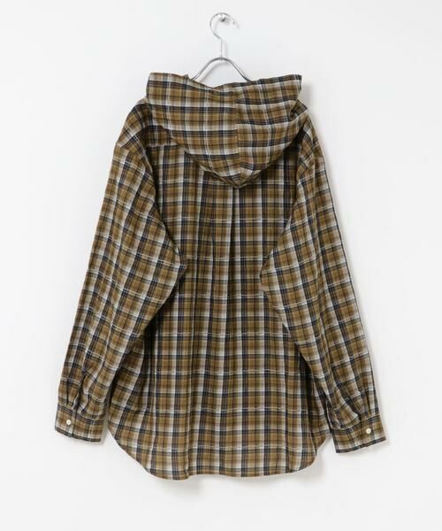 Sonny Label / サニーレーベル シャツ・ブラウス | チェックフーデッドシャツ | 詳細4
