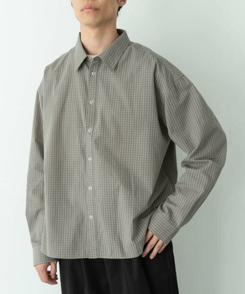 Sonny Label / サニーレーベル シャツ・ブラウス | サンドウォッシュチェックレギュラーシャツ | 詳細3