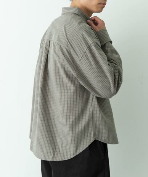 Sonny Label / サニーレーベル シャツ・ブラウス | サンドウォッシュチェックレギュラーシャツ | 詳細4