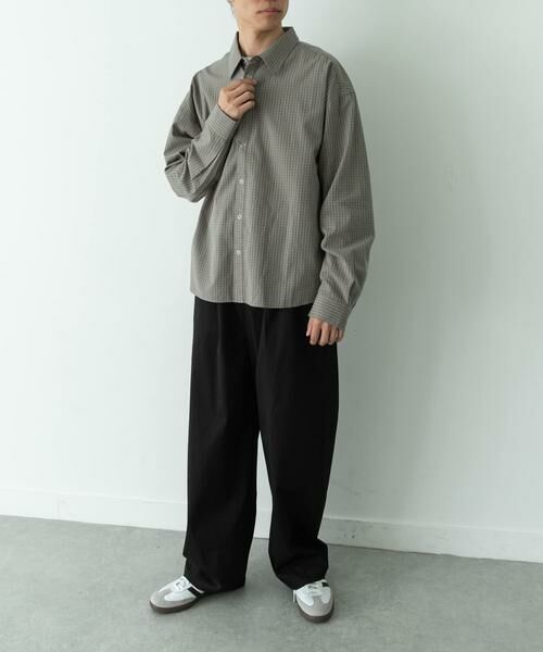 Sonny Label / サニーレーベル シャツ・ブラウス | サンドウォッシュチェックレギュラーシャツ | 詳細5