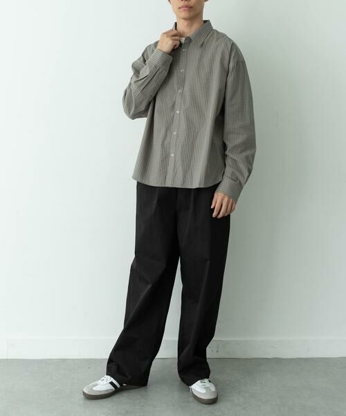 Sonny Label / サニーレーベル シャツ・ブラウス | サンドウォッシュチェックレギュラーシャツ | 詳細6
