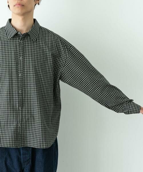 Sonny Label / サニーレーベル シャツ・ブラウス | サンドウォッシュチェックレギュラーシャツ | 詳細19