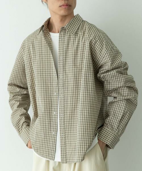 Sonny Label / サニーレーベル シャツ・ブラウス | サンドウォッシュチェックレギュラーシャツ | 詳細27