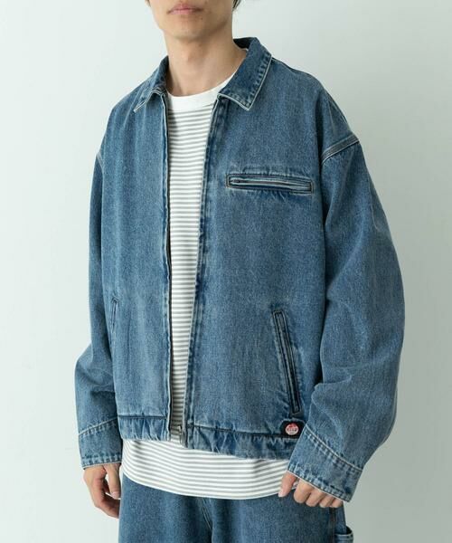 Sonny Label / サニーレーベル Gジャン・デニムジャケット | 『別注』RED KAP×Sonny Label　デニムジップブルゾン | 詳細4
